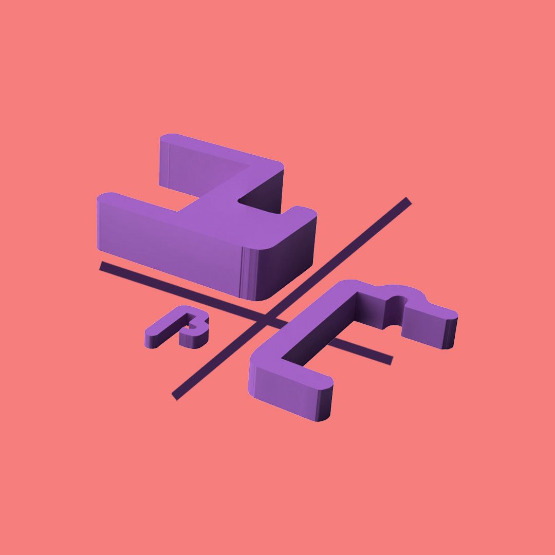 Rendered image of 3 desk accessory clips.