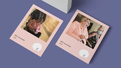 Two photographs showing the subject of this post; Bev.